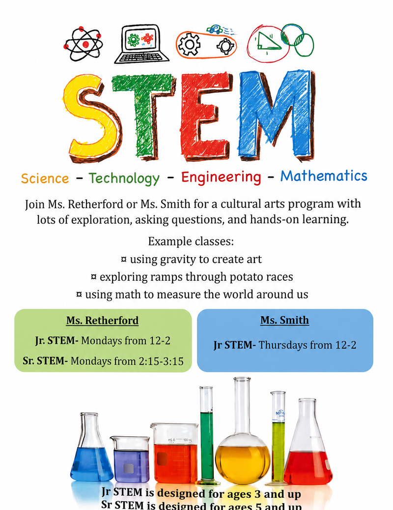 STEM program flyer